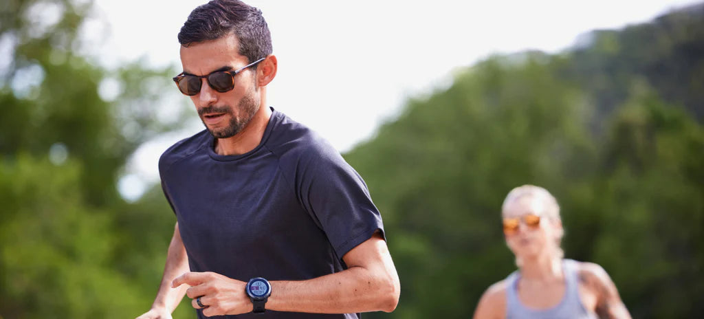 Aviator top running sunglasses